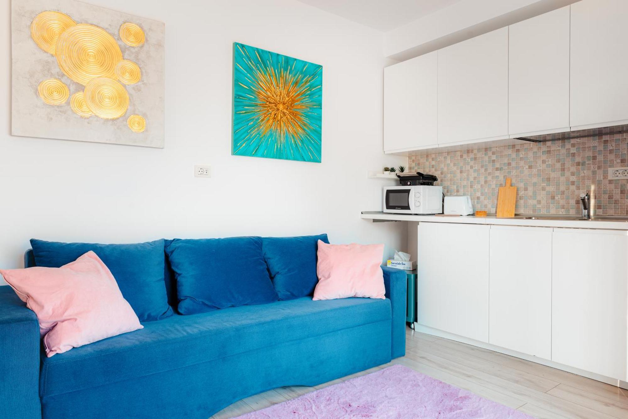 Downtown Apartment Boutique - Blue & Pink Bükreş Dış mekan fotoğraf